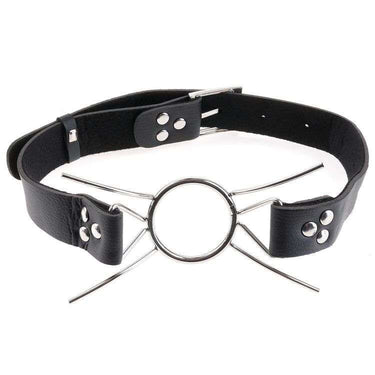 Bavaglio Estremo Spider con Gambo in Acciaio e Cinturino in Pelle